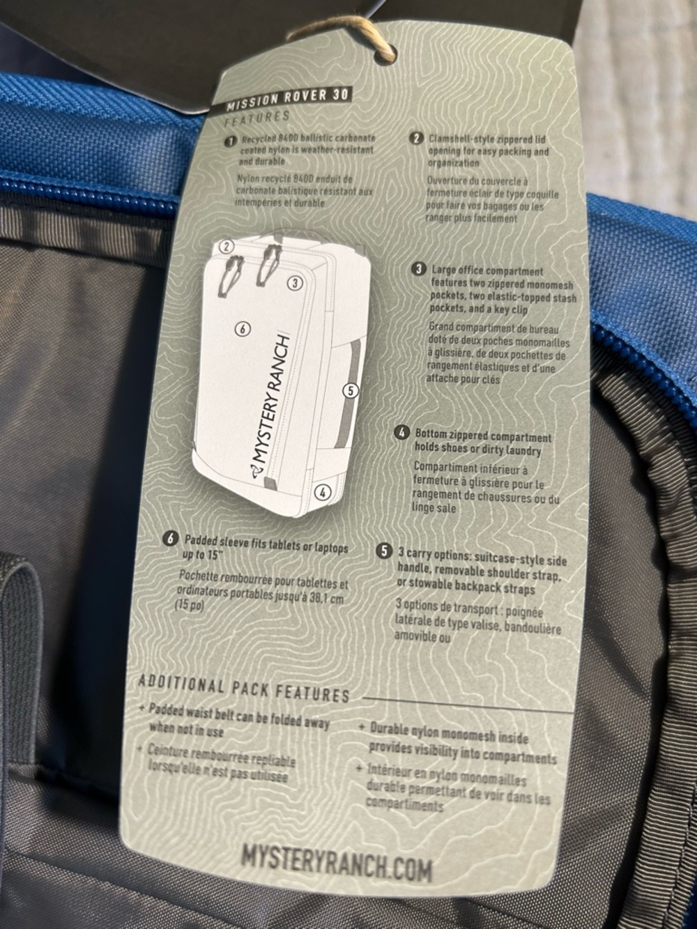 MYSTERY RANCH Mission Rover 30 - Picture 5 of 8